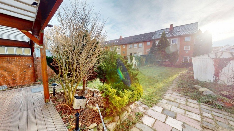 BLICK IN DEN GARTEN Terrassenwohnung Wolfsburg