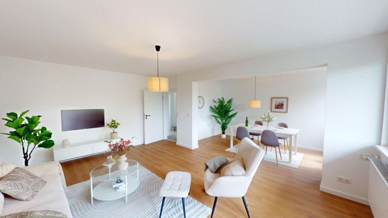 WOHNEN & ESSEN Wolfenb�ttel Etagenwohnung ERSTBEZUG NACH SANIERUNG // MODERNE BALKON-WOHNUNG MIT GARAGE
