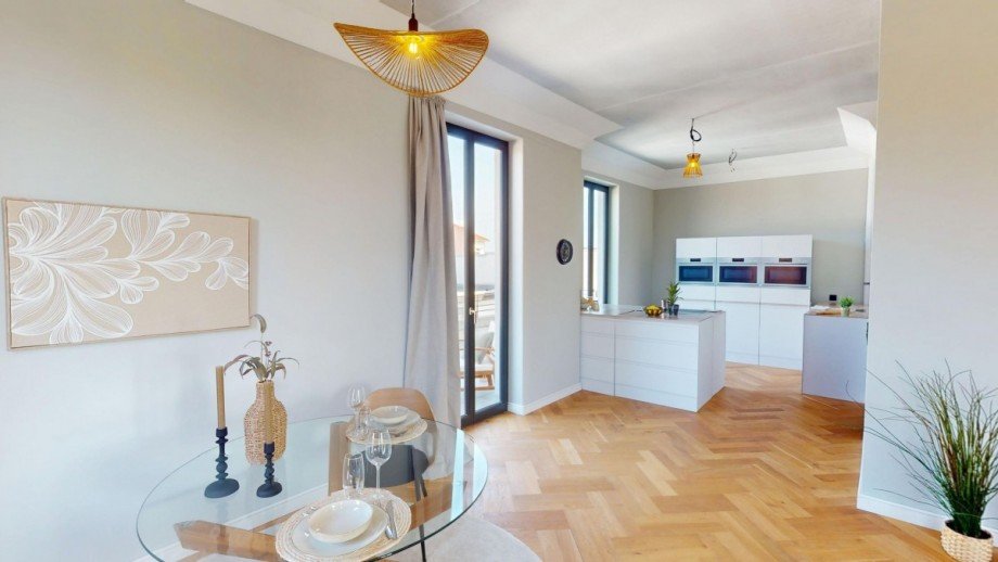 BLICK IN DIE K�CHE Penthousewohnung Braunschweig