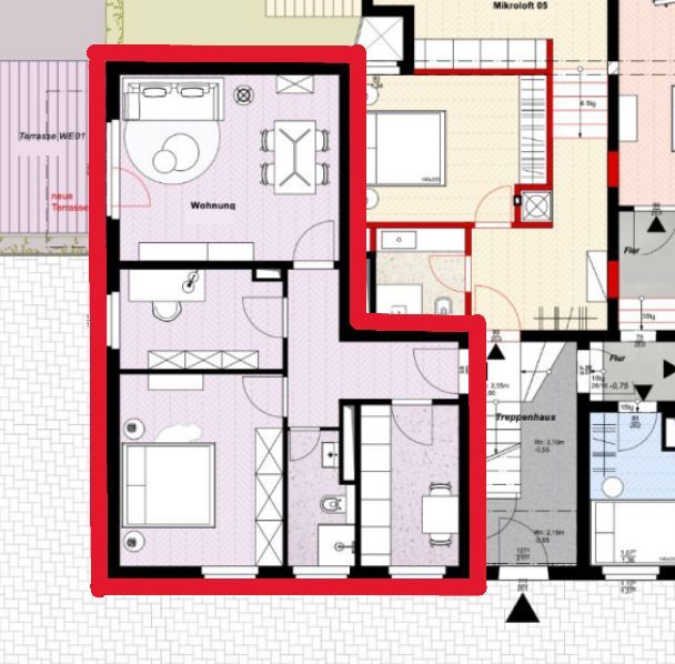 GRUNDRISS DER WHNG Erdgeschosswohnung Braunschweig