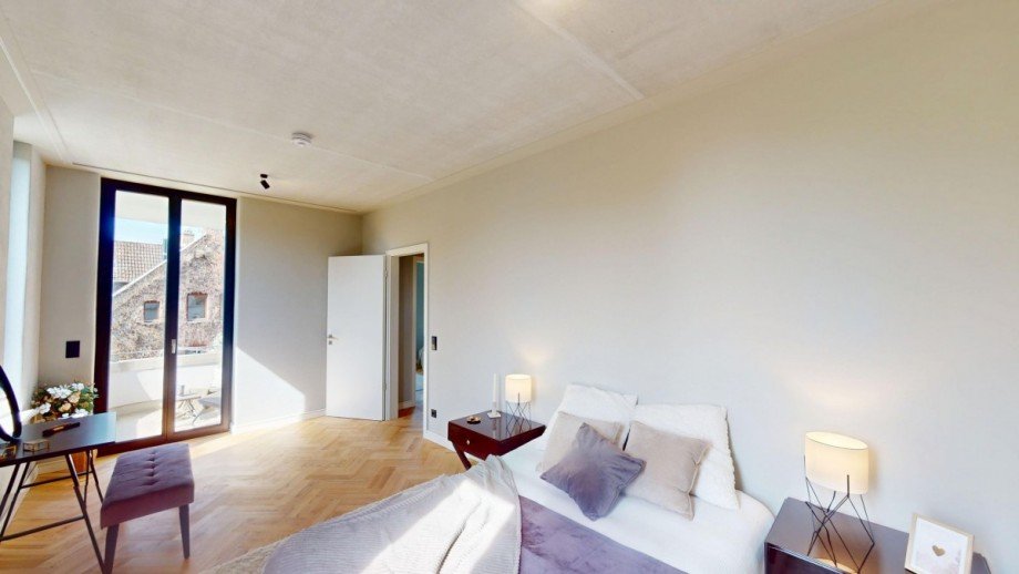 SCHLAFZIMMER MIT BALKON Etagenwohnung Braunschweig