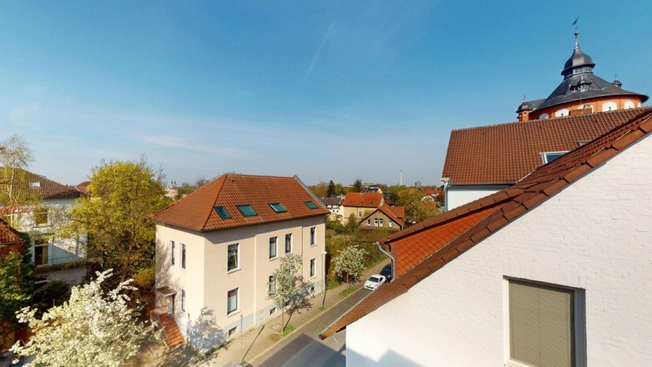 AUSBLICK mit WASSERTURM Penthousewohnung Braunschweig