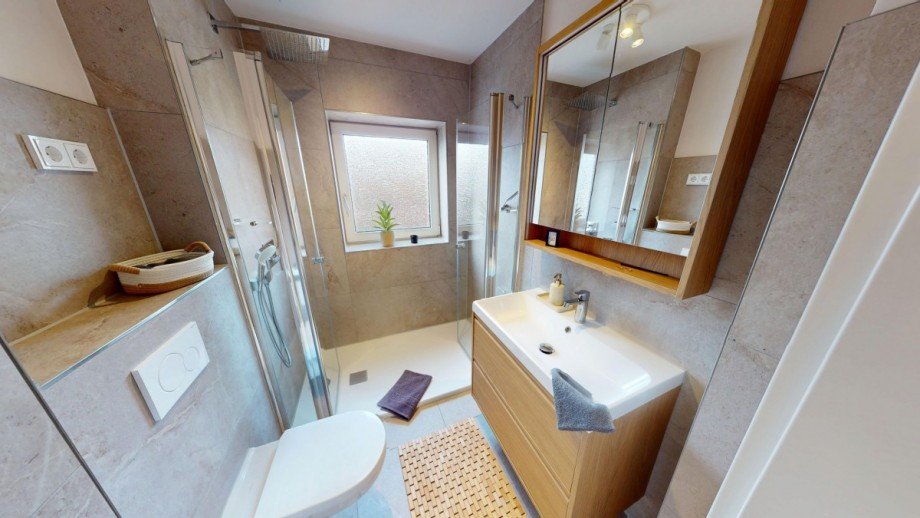 MODERNES BAD Terrassenwohnung Wolfsburg