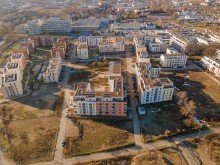 LUFTAUFNAHME WOHNSIEDLUNG NEUBAU REIHENENDHAUS ZUR VERWIRKLICHUNG EIGENER TR�UME AM NORDPARK - BS