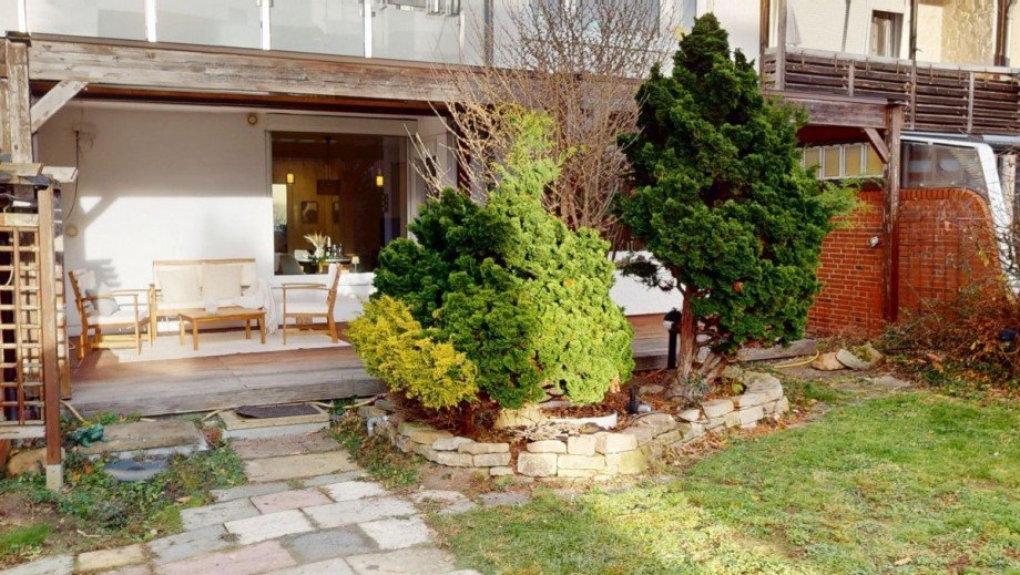 R�CKANSICHT Terrassenwohnung Wolfsburg