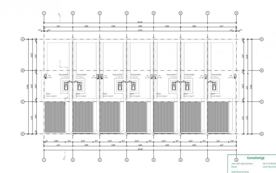 Grundriss OG3 Gemischt-Grundst�ck Braunschweig