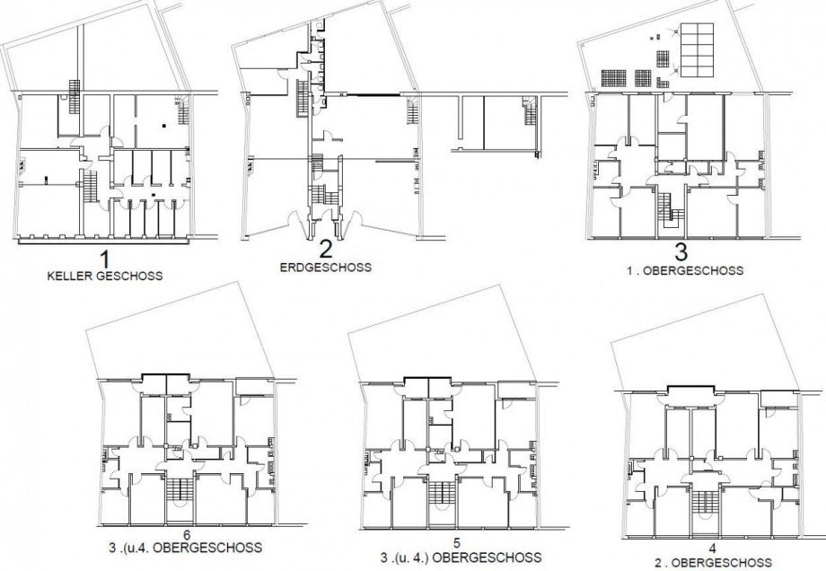 Grundrisse Mehrfamilienhaus Hildesheim