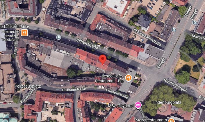 Lageplan Maps Mehrfamilienhaus Hildesheim