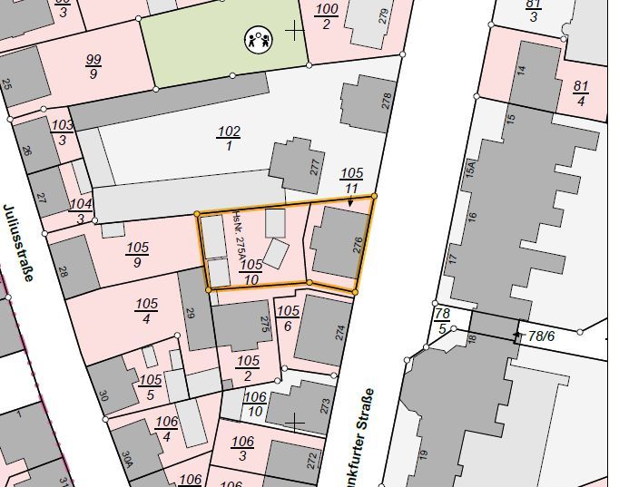 LAGEPLAN Mehrfamilienhaus Braunschweig