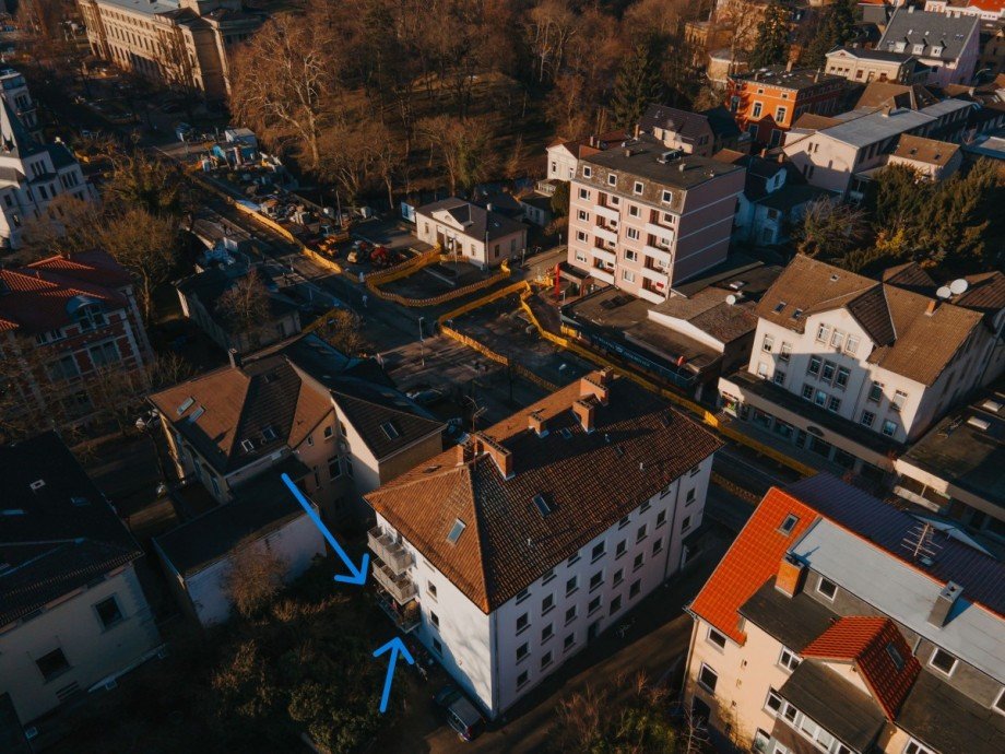 LUFTBILD Erdgeschosswohnung Braunschweig