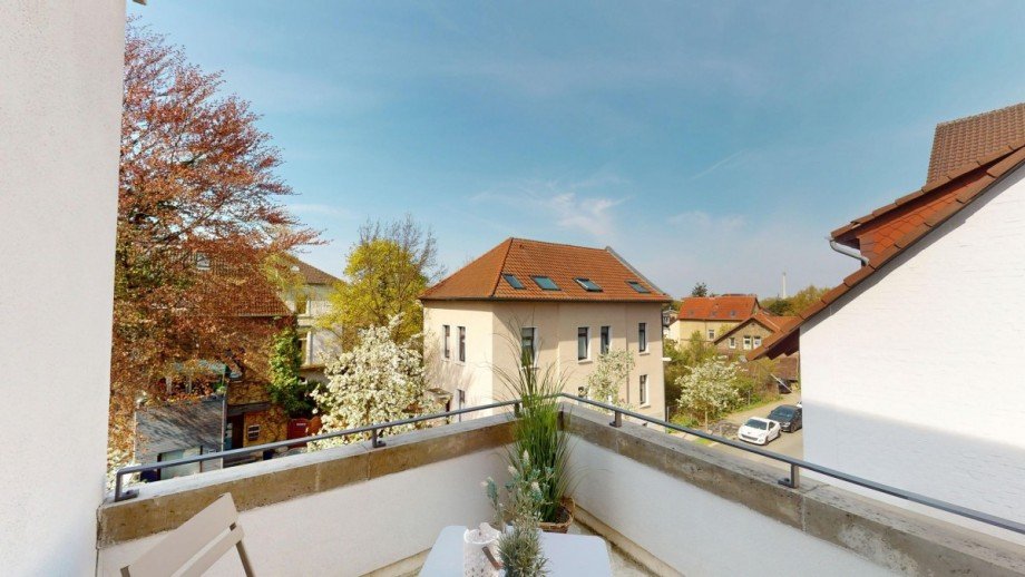 BLICK VOM BALKON 2 Etagenwohnung Braunschweig
