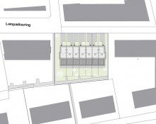 LAGEPLAN NEUBAU REIHENENDHAUS ZUR VERWIRKLICHUNG EIGENER TR�UME AM NORDPARK - BS