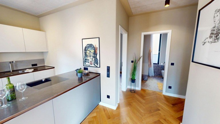 OFFENE K�CHE + FLUR Braunschweig Wohnung 2 ZIMMER WOHNUNG MIT BALKON UND FAHRSTUHL // EIN EXKLUSIVER NEUBAU-TRAUM AM WASSERTURM