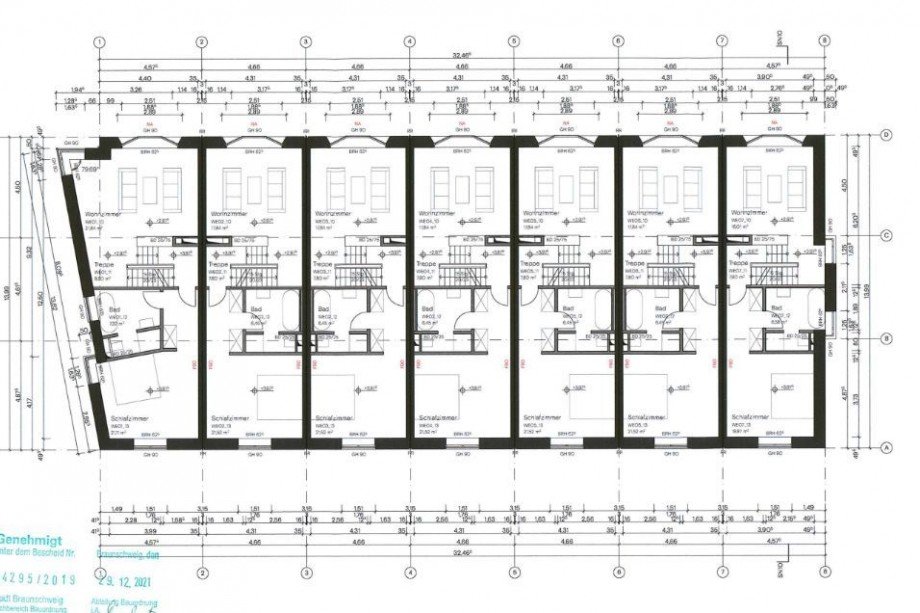Grundriss OG1 Gemischt-Grundst�ck Braunschweig