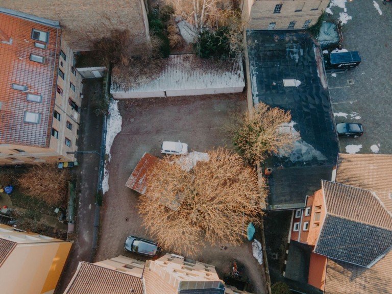 Luftbild Baugrundst�ck Braunschweig Gemischt-Grundst�ck EXKLUSIVES MFH BAUGRUNDST�CK IN DER FRANKFURTER STRASSE